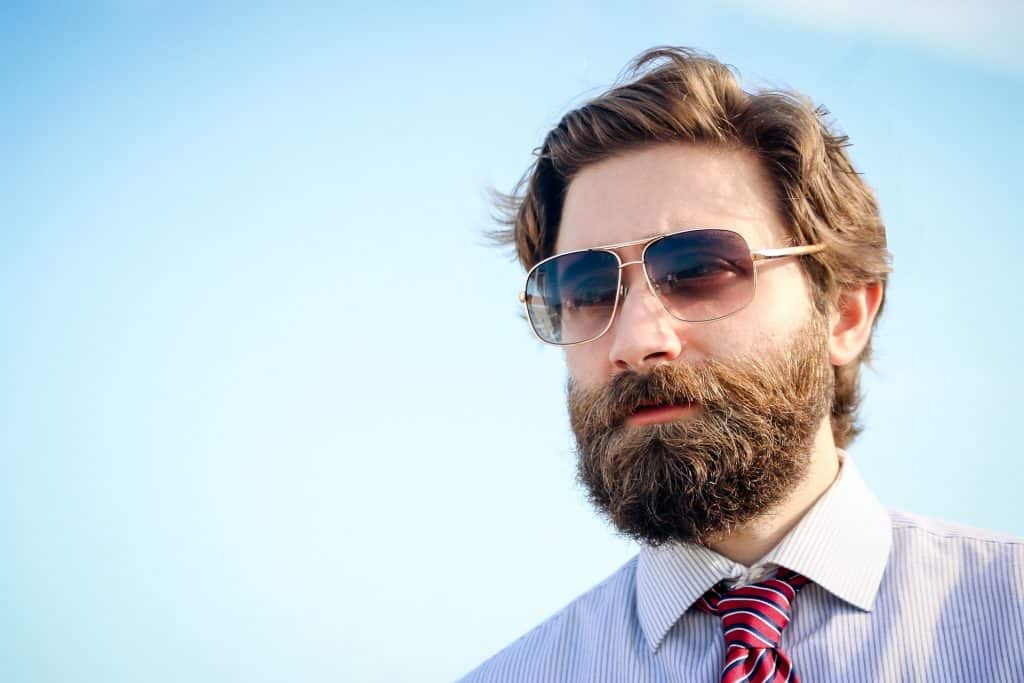 Man with beard and sunglasses